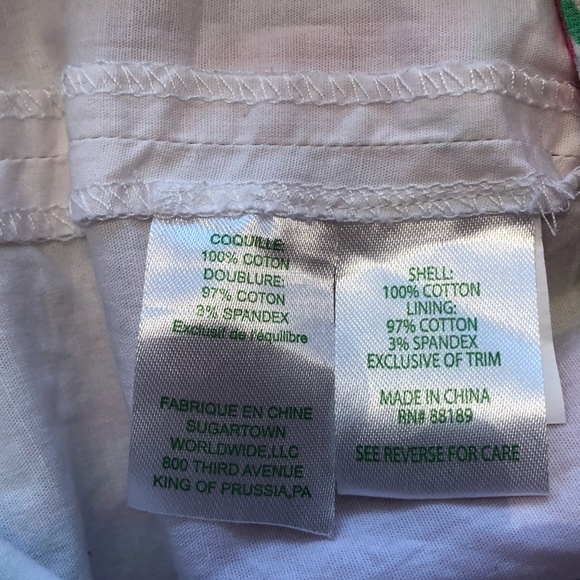 Lilly Pulitzer Pink Daisy Fun Skort 0 - Picture 8 of 8